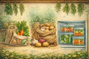 How to store organic vegetables