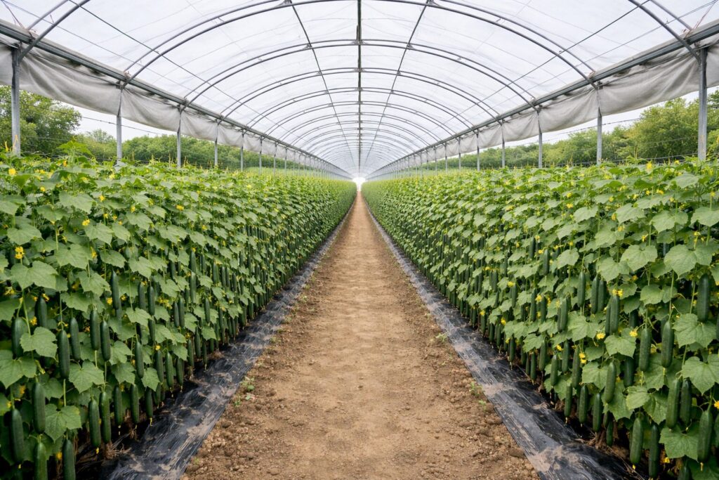 Project 03: Commercial Cucumber Tunnel Farm